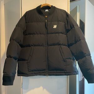 Undefeated Black Down Bomber Jacket